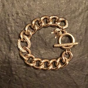 Victoria’s Secret chunky,gold tone link bracelet